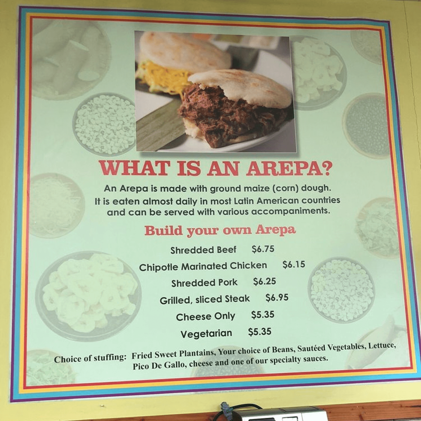 Our Menu