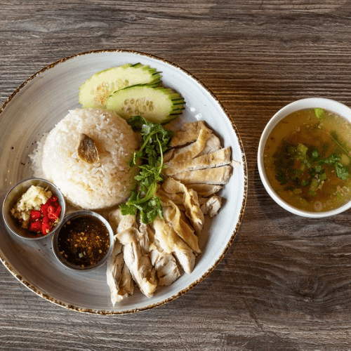Hainan Chicken Rice.