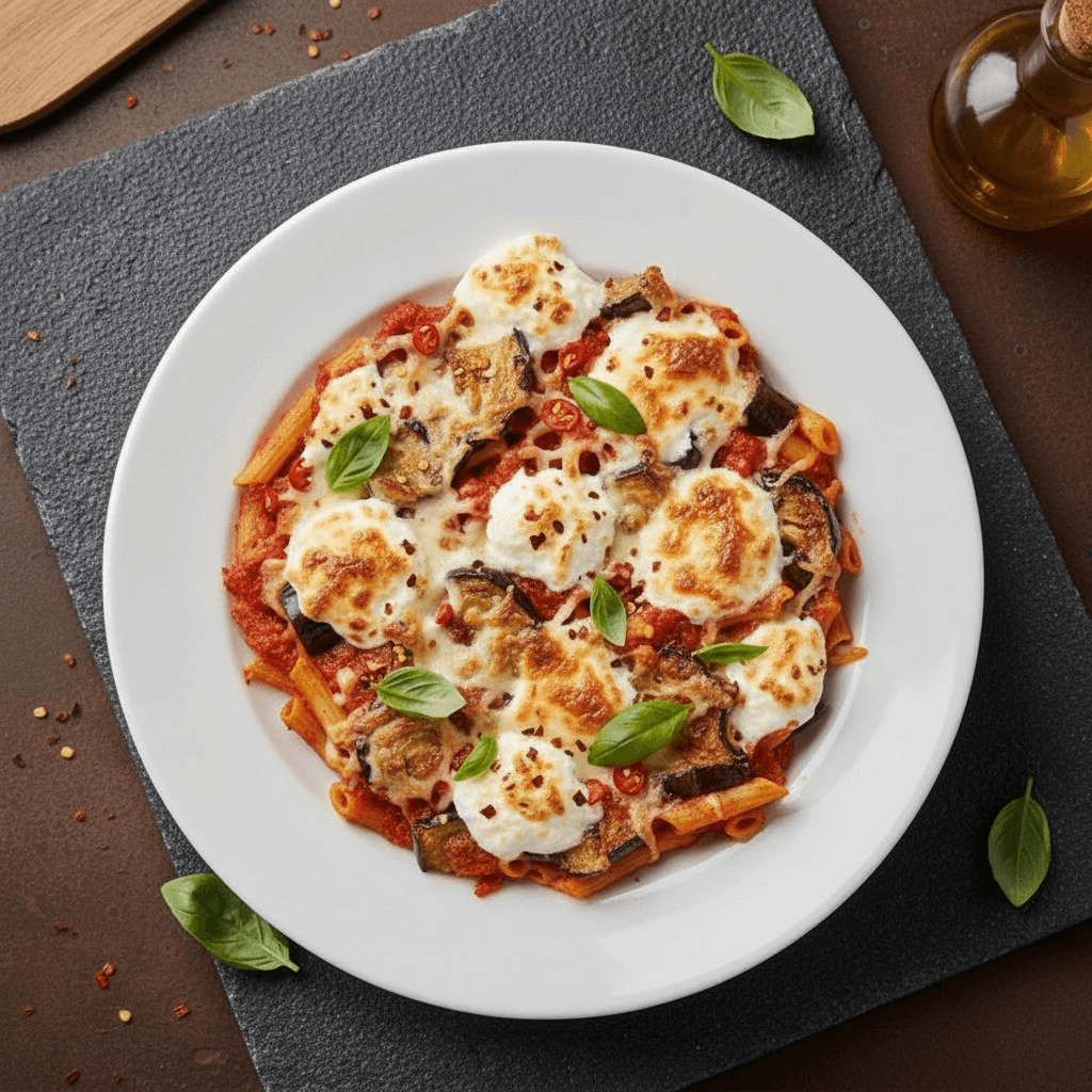 Baked Ziti Sicilian.