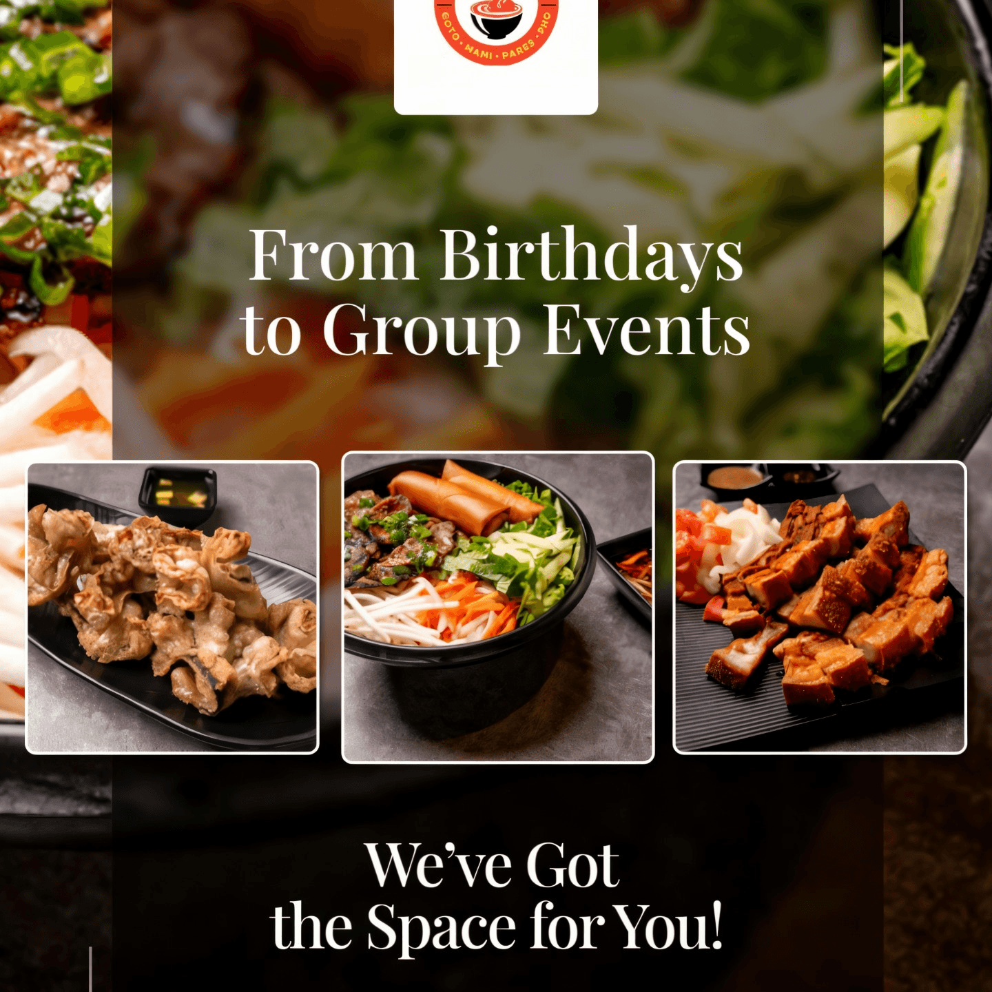 Group Dining & Private Events