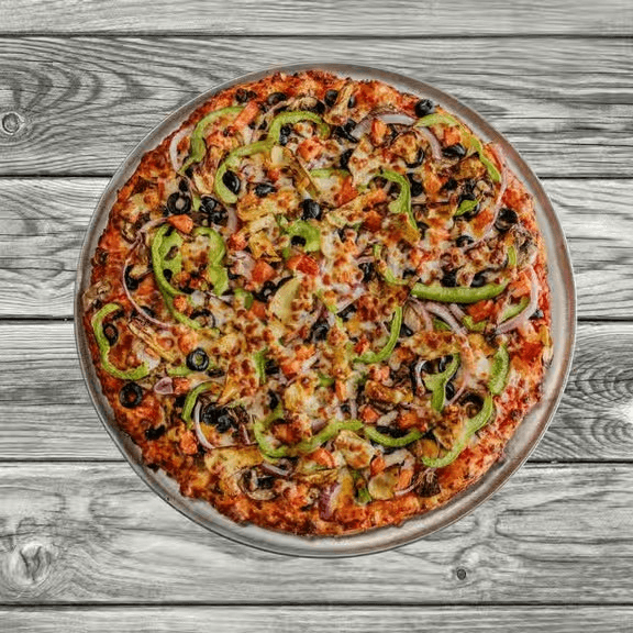 Garden Vegetarian Pizza.