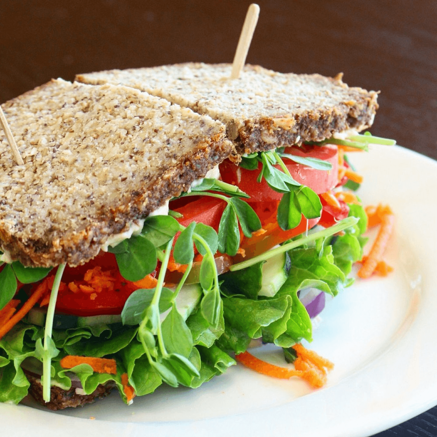 Veggie Sandwich on Nourish Bread! 🌱🍞🥑