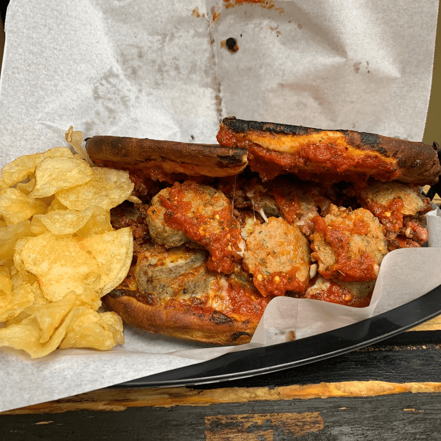 Meatball Sub Sandwich.