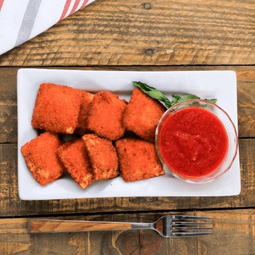 Breaded Cheese Ravioli.