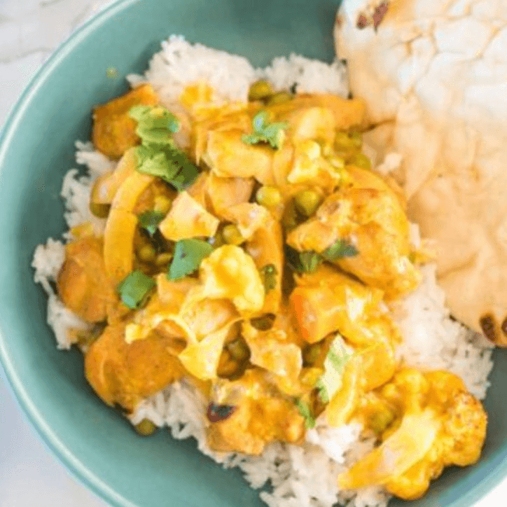 Kid's Mango Chicken Rice.