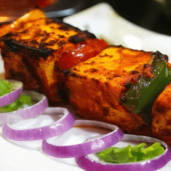 Paneer Shashlik Kebab.