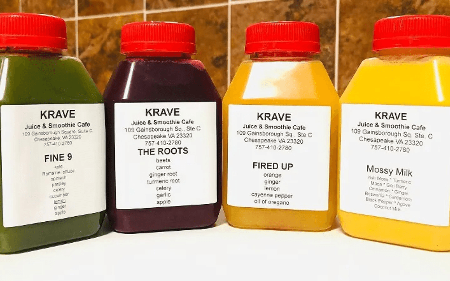 KRAVE Juice & Smoothie Cafe Rewards