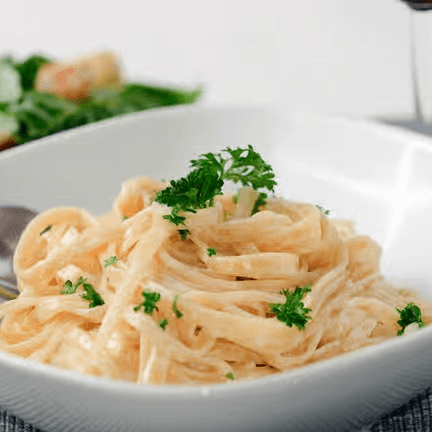 Fettuccine Alfredo.