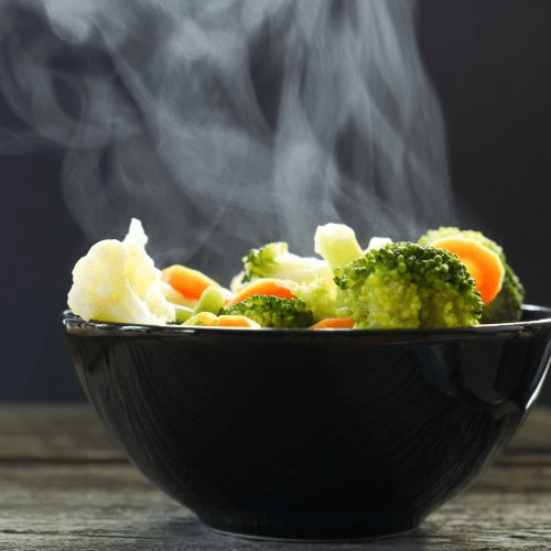 Steamed Vegetables.