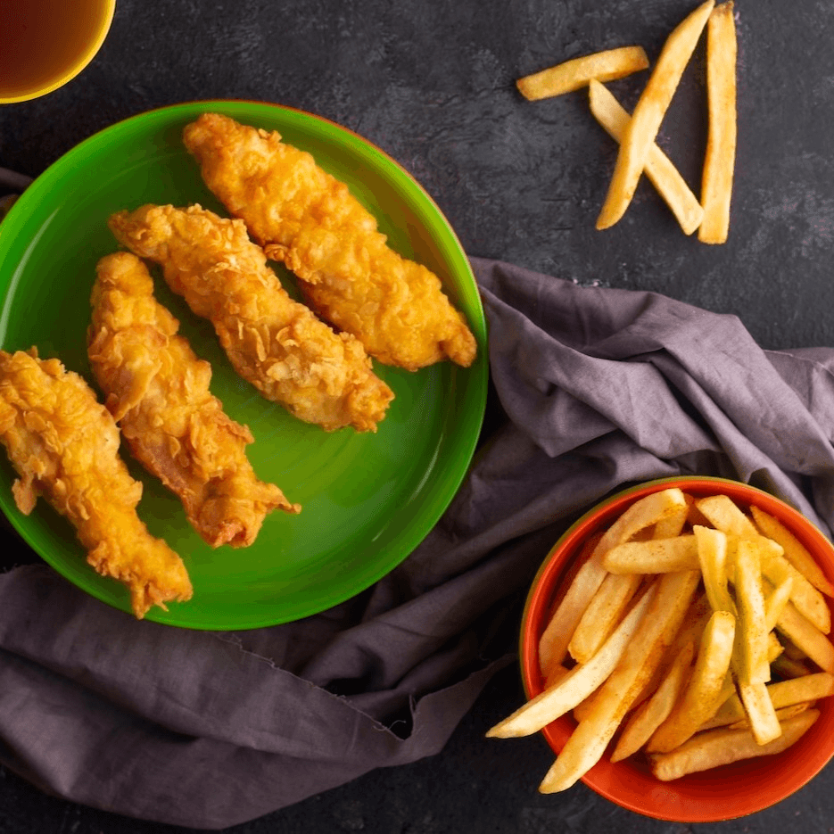 Kid's Chicken Fingers with Fries (Kids).