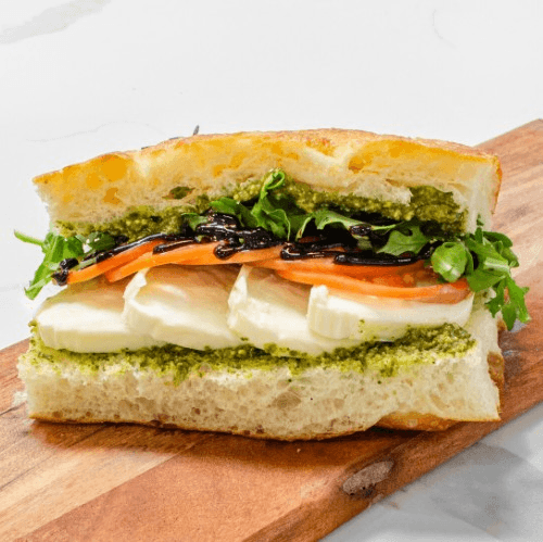 Caprese Cold Sandwich.