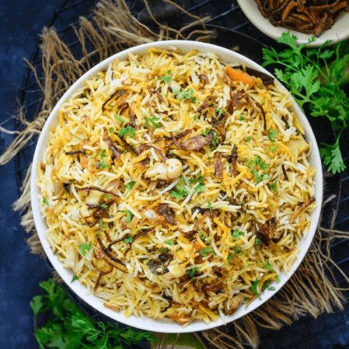 Veg Biryani.