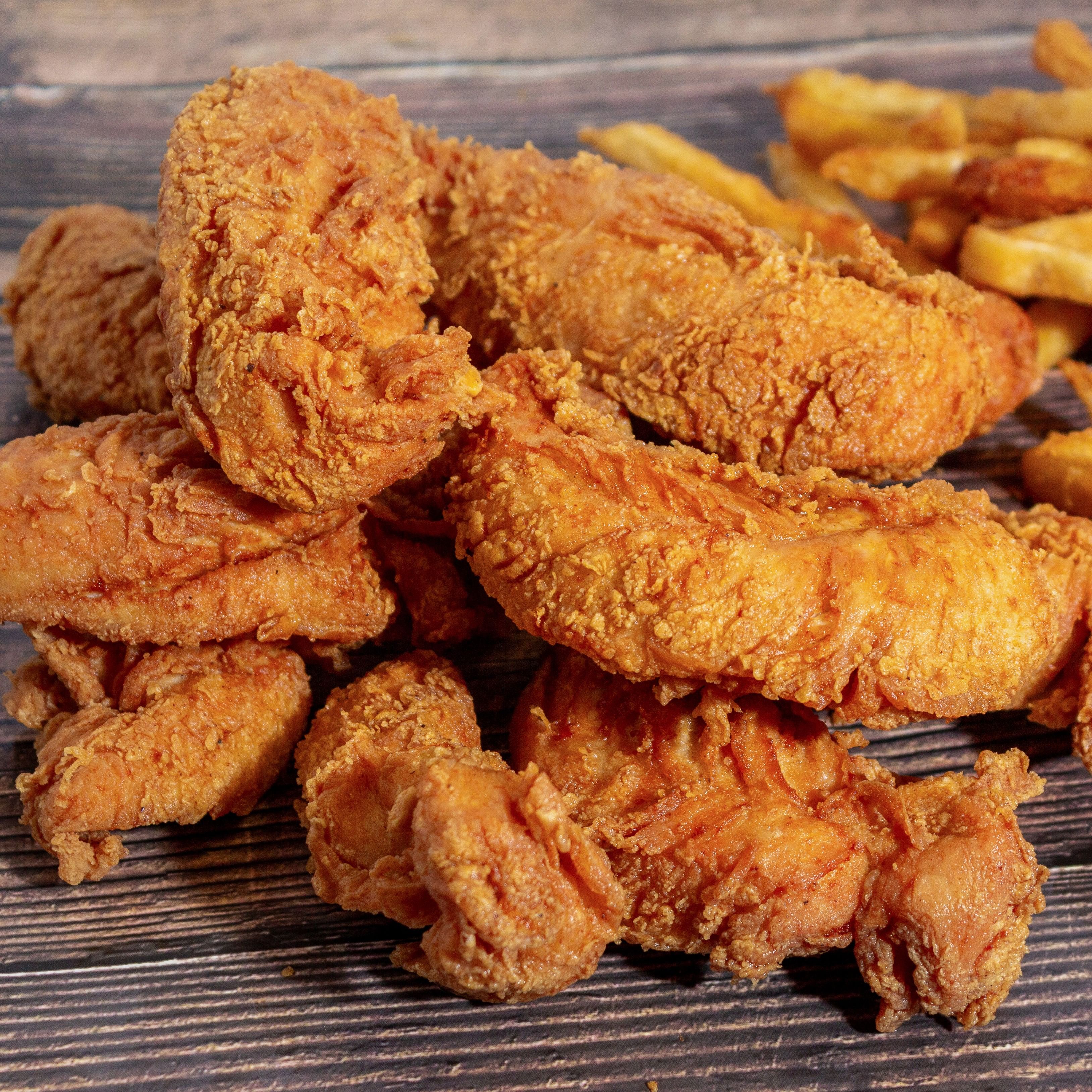 Home Battered Chicken Tenders.