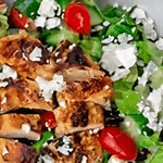 Aladdin grilled chicken salad.