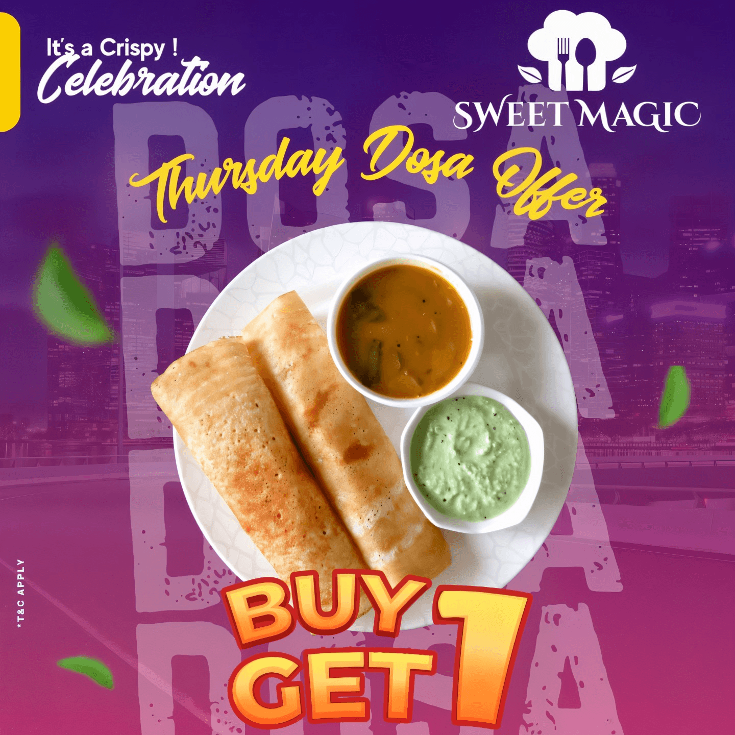 Thursday Dosa Madness is Here! 