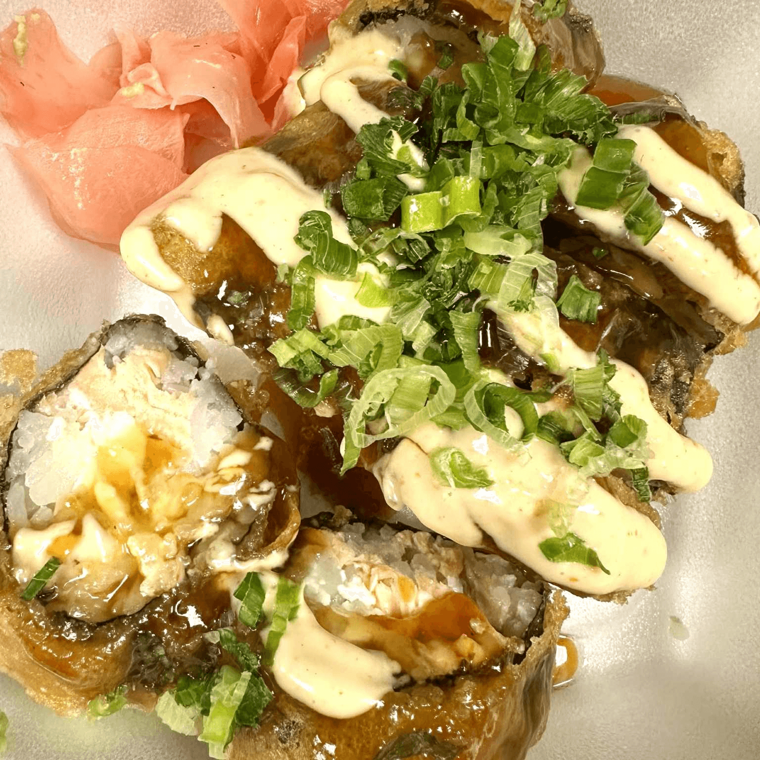 Tempura Japanese Bagel Roll.