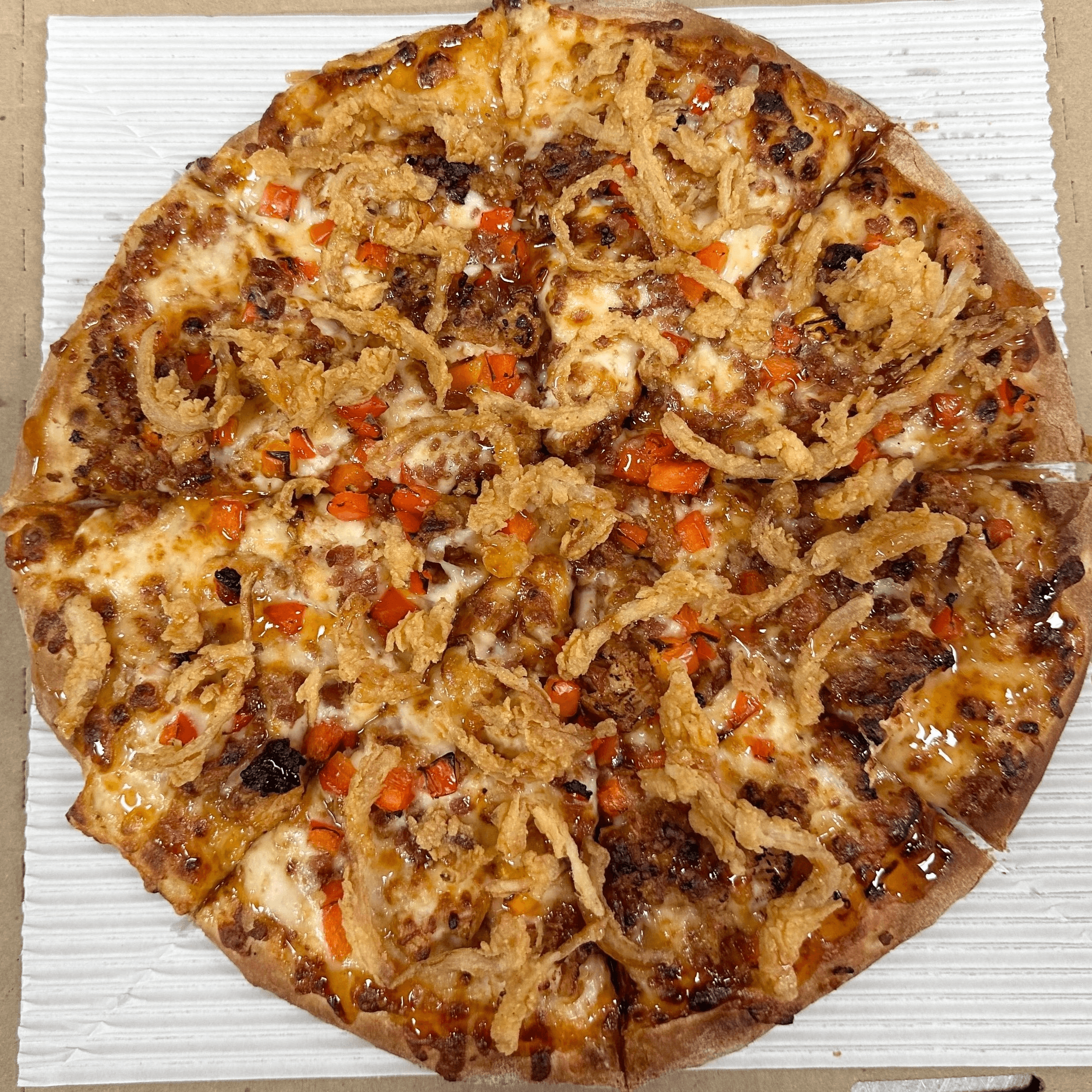 Hot Honey Crisp Pizza.