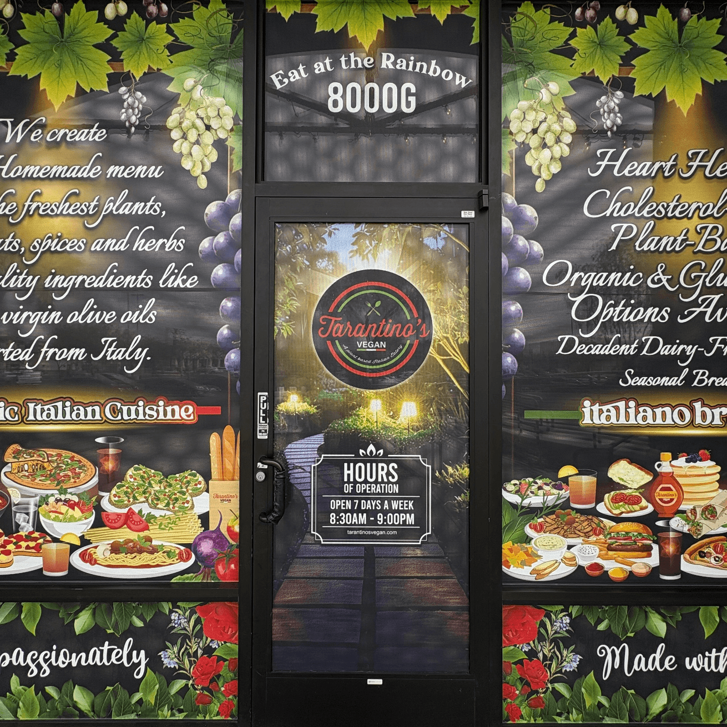 Welcome to Tarantino's Plant Based Italian 🍝