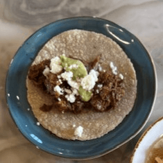 Tacos de Barbacoa.