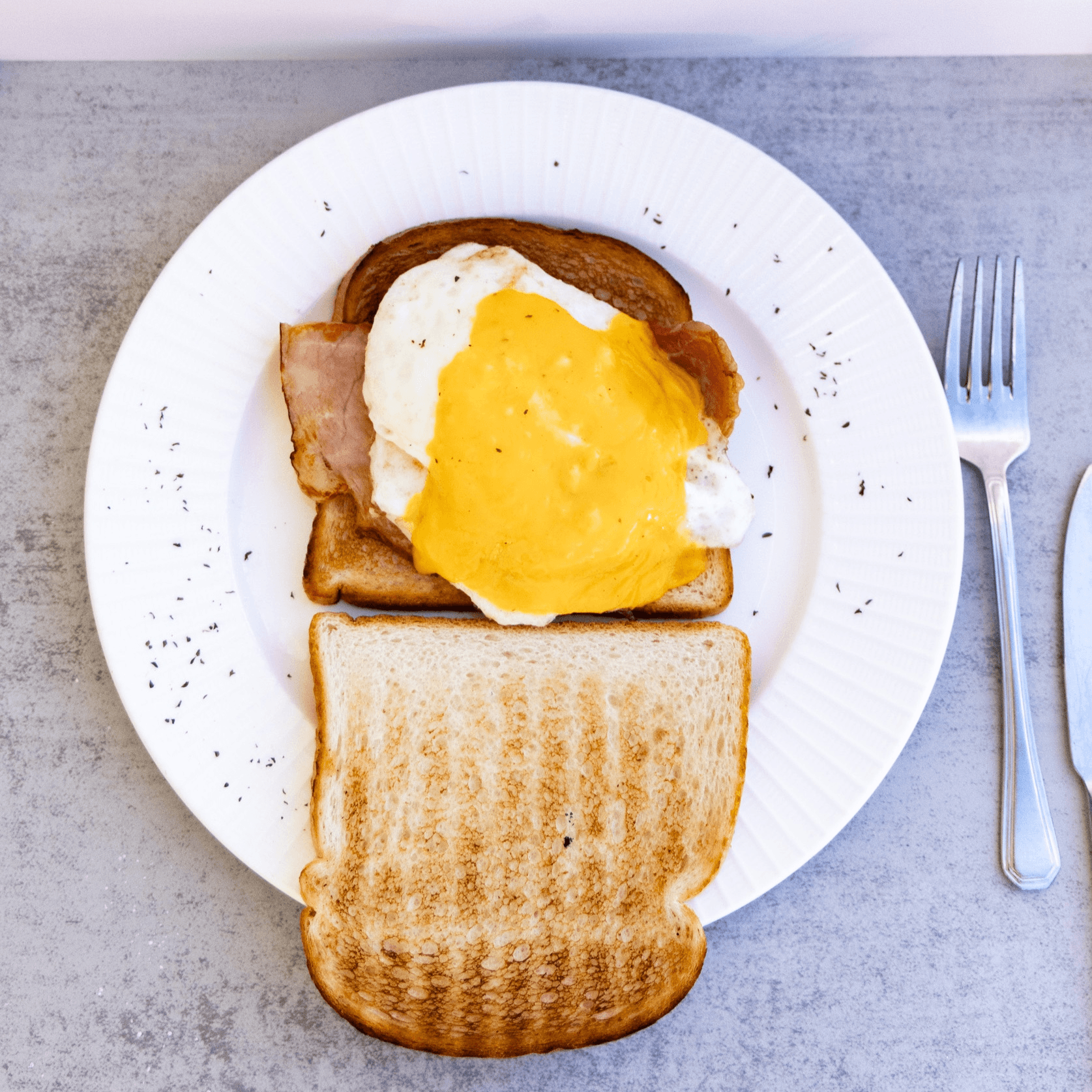 Eggs & Cheese Sandwich.