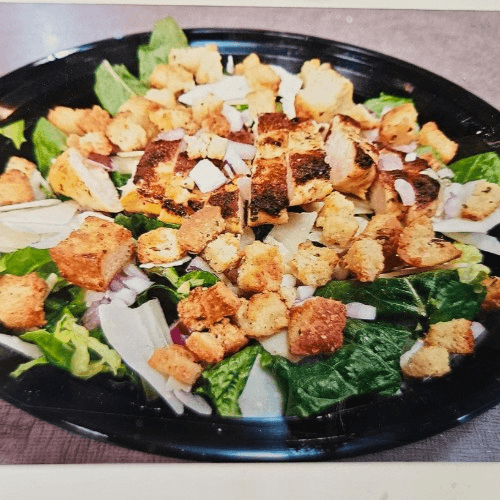 Chicken Caesar Salad.