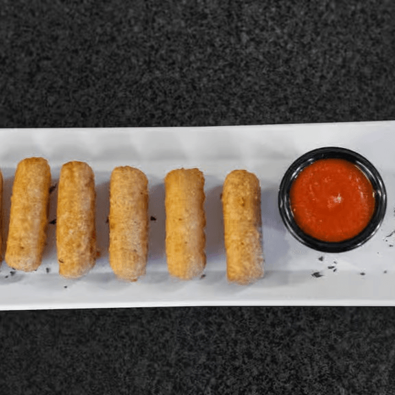 Fried Mozzarella Sticks.