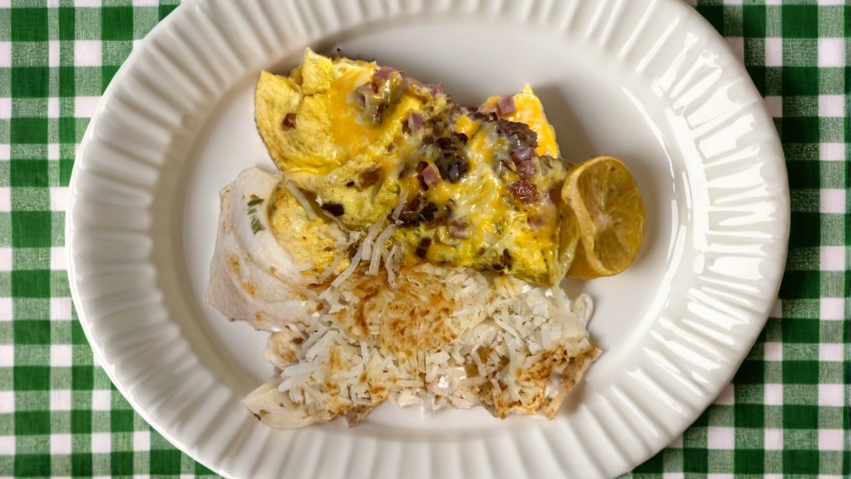 Meat Lover’s Omelette.