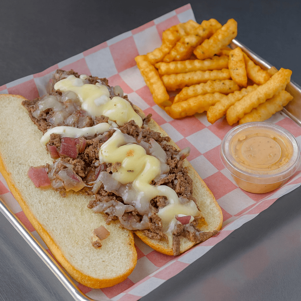 Classic Philly & Fries.