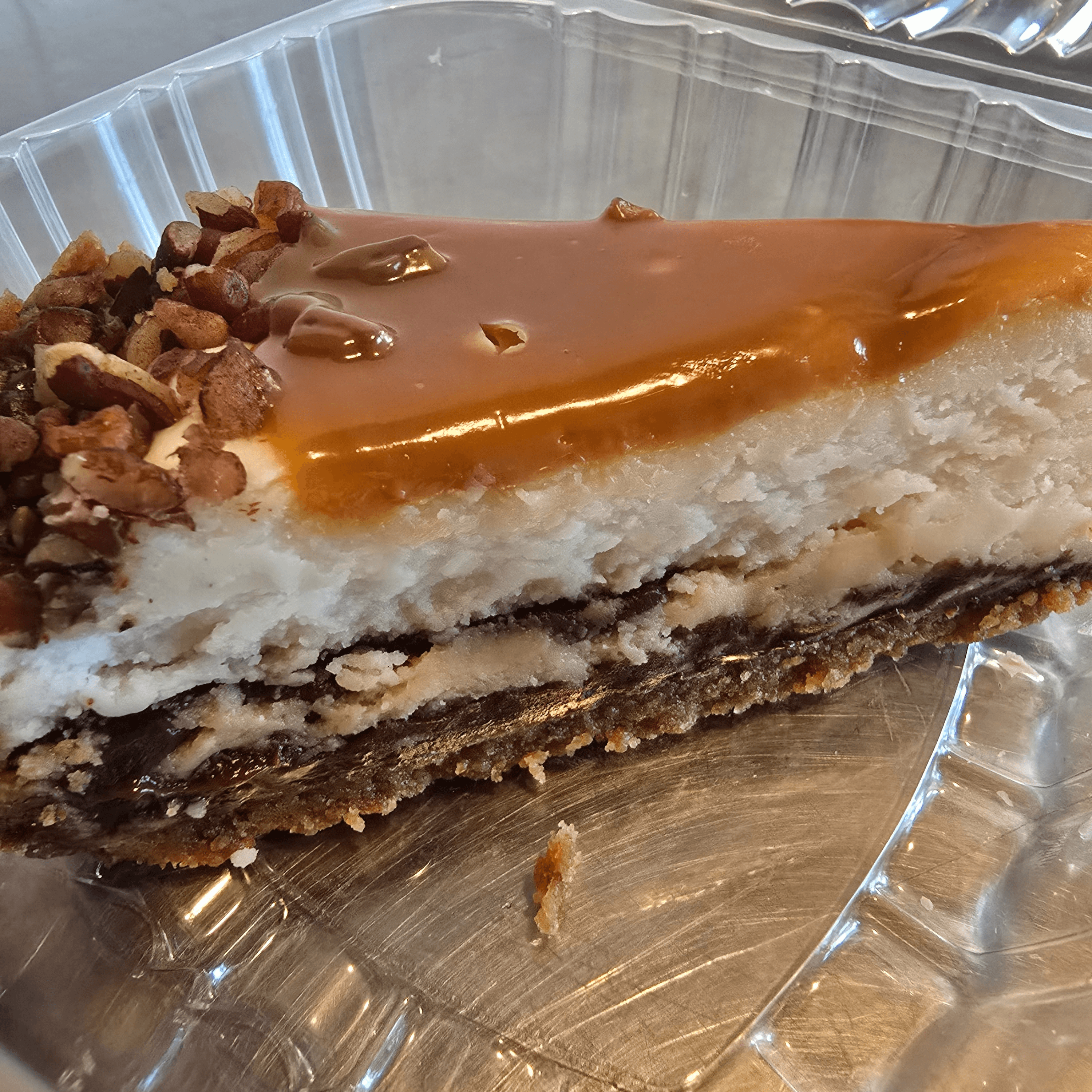 Turtle Cheesecake.