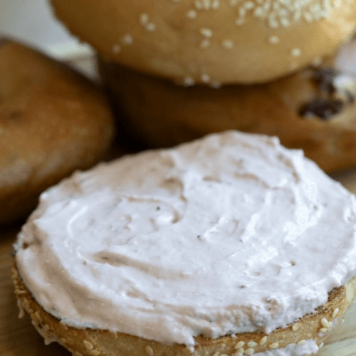 Bagel with Flavored Cream Cheese.