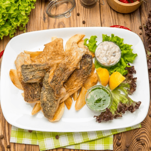 D6. Side of Cod Fish.