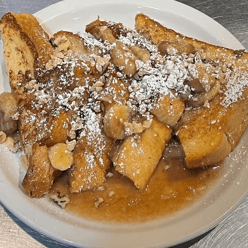 Bananas Foster Challah French Toast, full order
