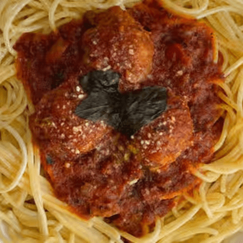 Spaghetti with Meatballs.