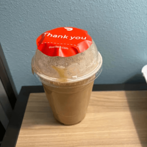 Caramel Iced Coffee.