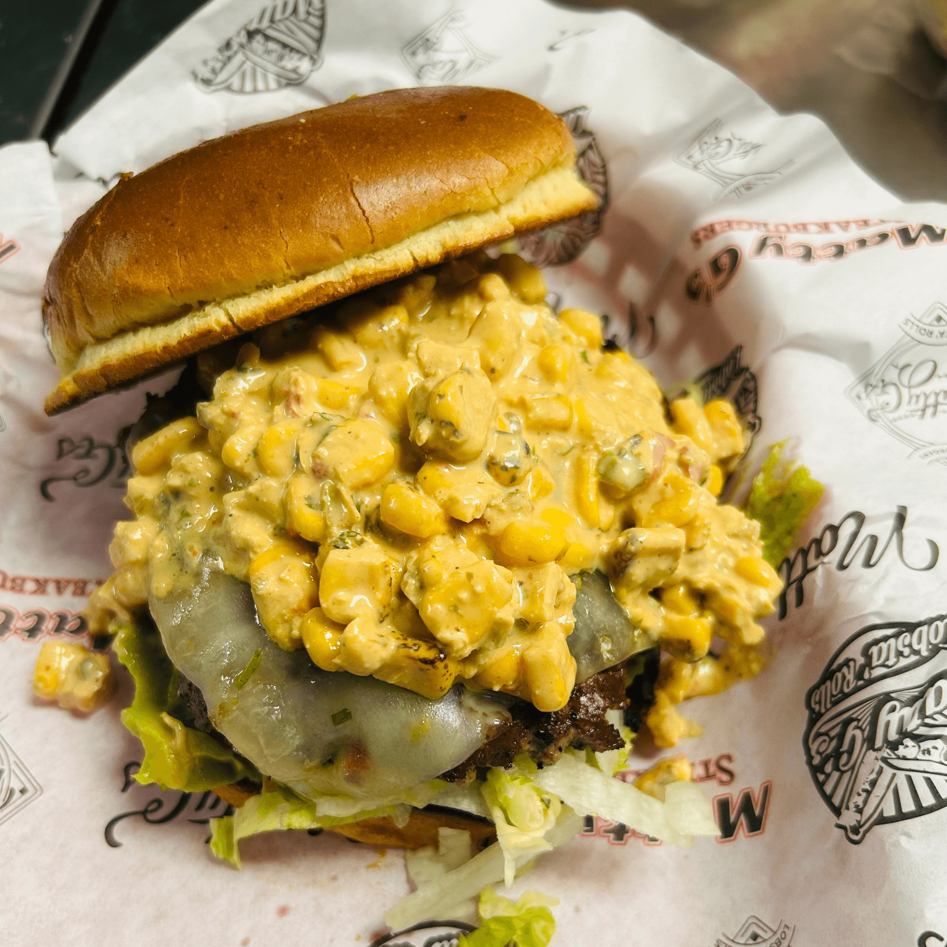 Big Man on Campus Burger.