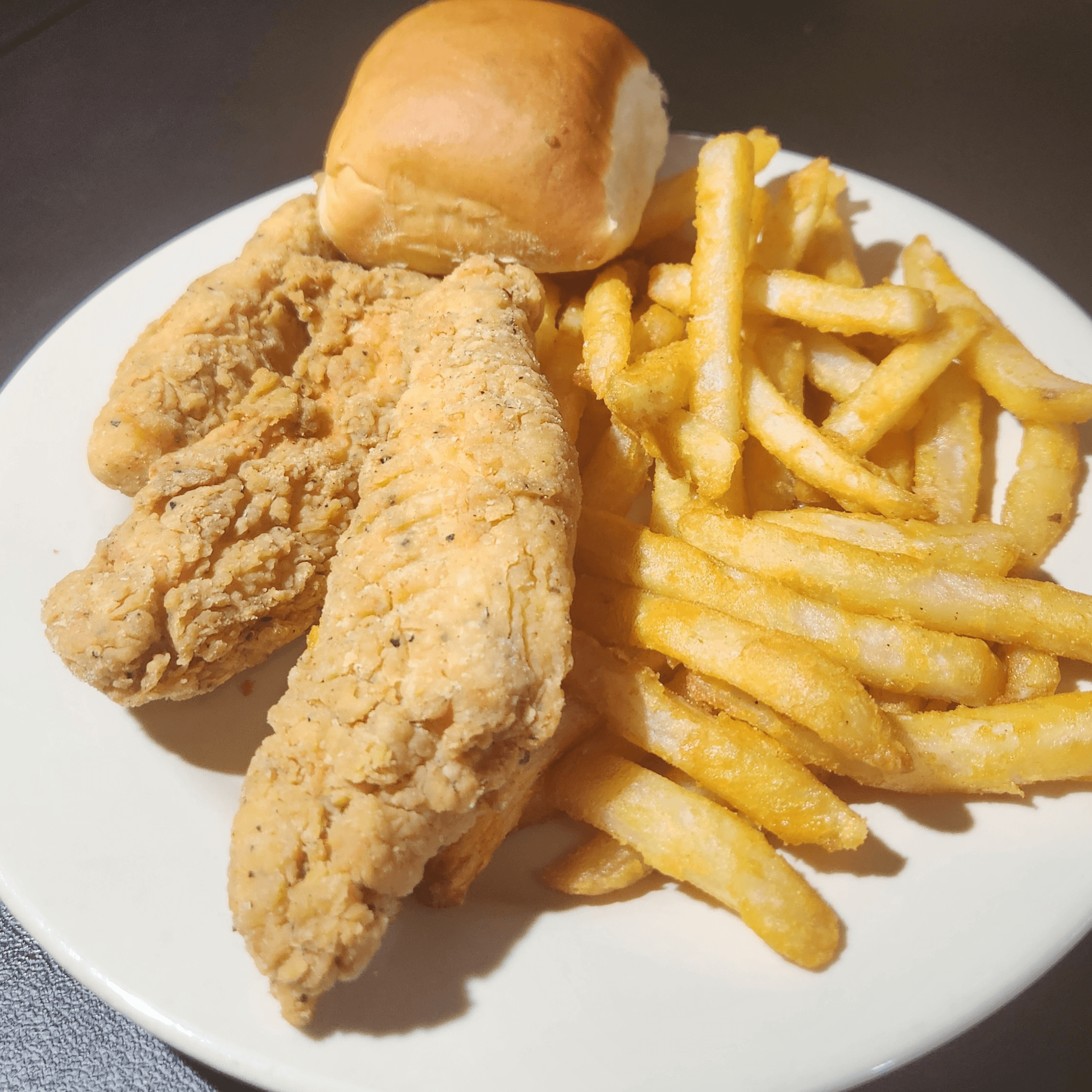 Fried Chicken Strip Plate.