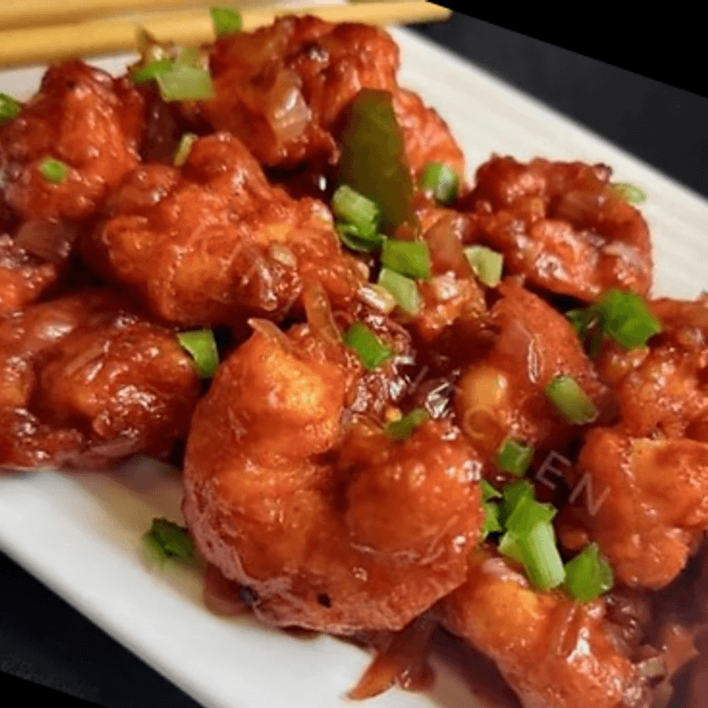 Shrimp Manchurian.