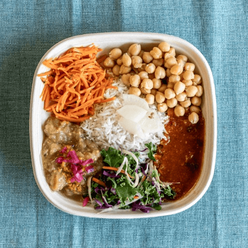 Chickpea Tomato Bowl.