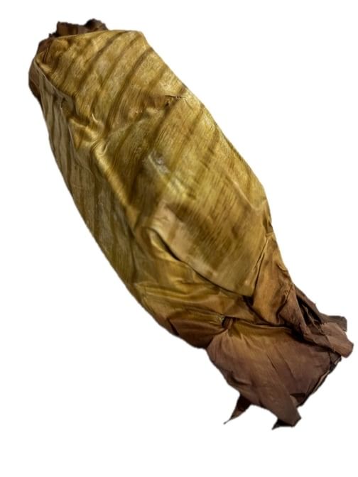 Grilled Banana and Sweet Rice.