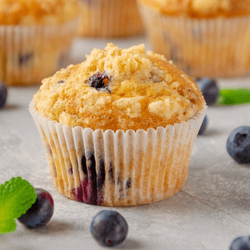 Banana Nut Huge Homemade Muffins.