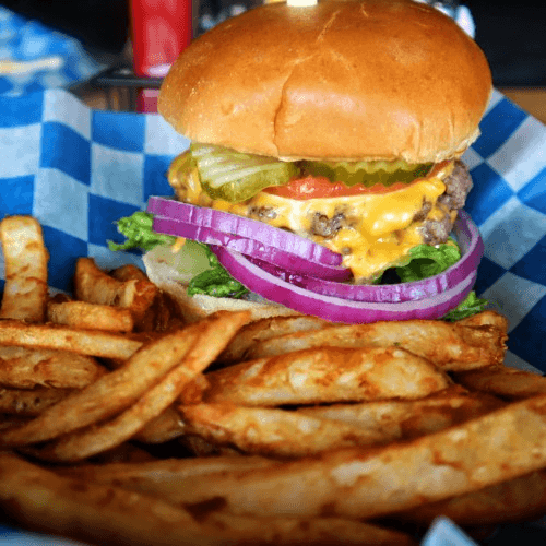 Double Smash Cheeseburger.