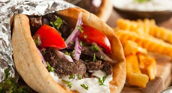 Combo #10: Beef or Chicken Gyro.