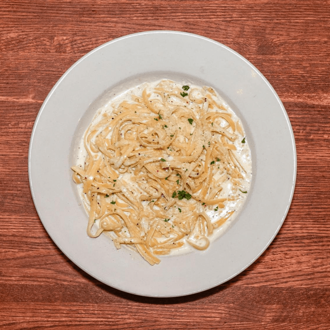 Fettuccine Alfredo.