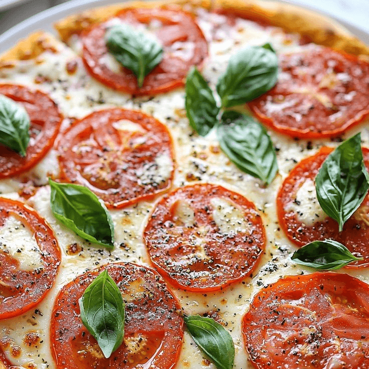 12" Gluten Free Vegan Margherita.