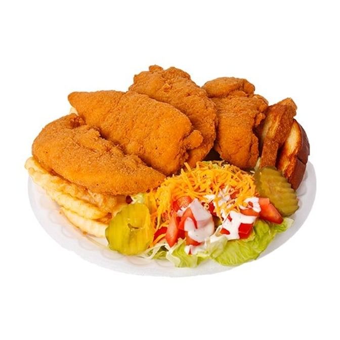 Chicken Strip Dinner.