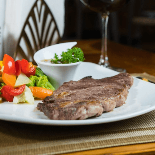Lunch Ribeye Steak.