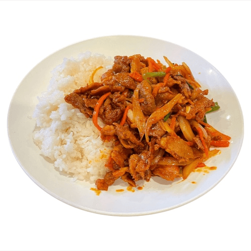 Chicken Teriyaki Rice Dish.