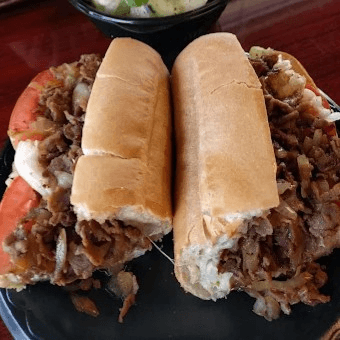 Steak & Cheese Philly Sandwich.