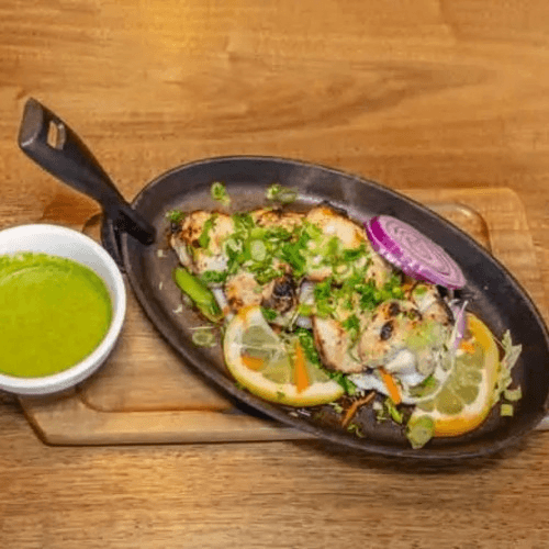 Chicken Malai Kebab.