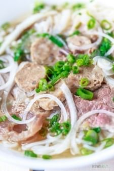 Pho Sliced Beef Soup.